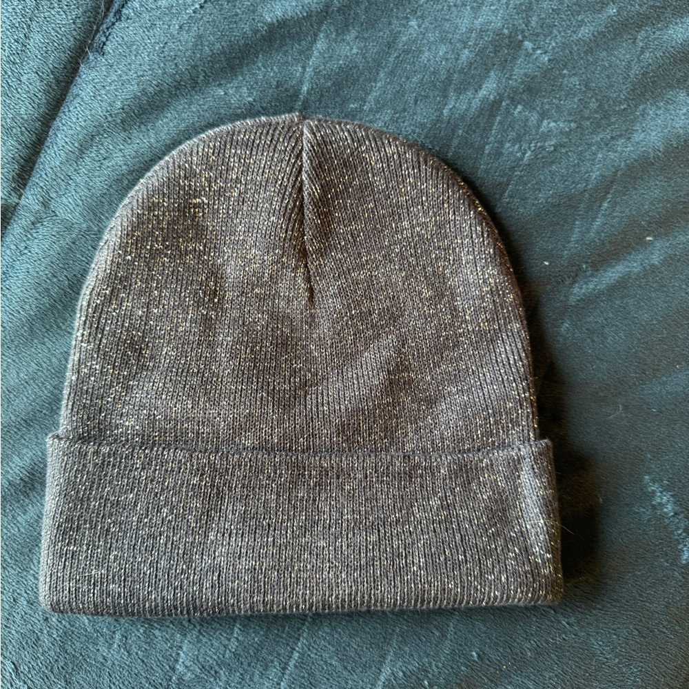 PINK Victoria's Secret Navy Knit Beanie - Picture 2 of 3